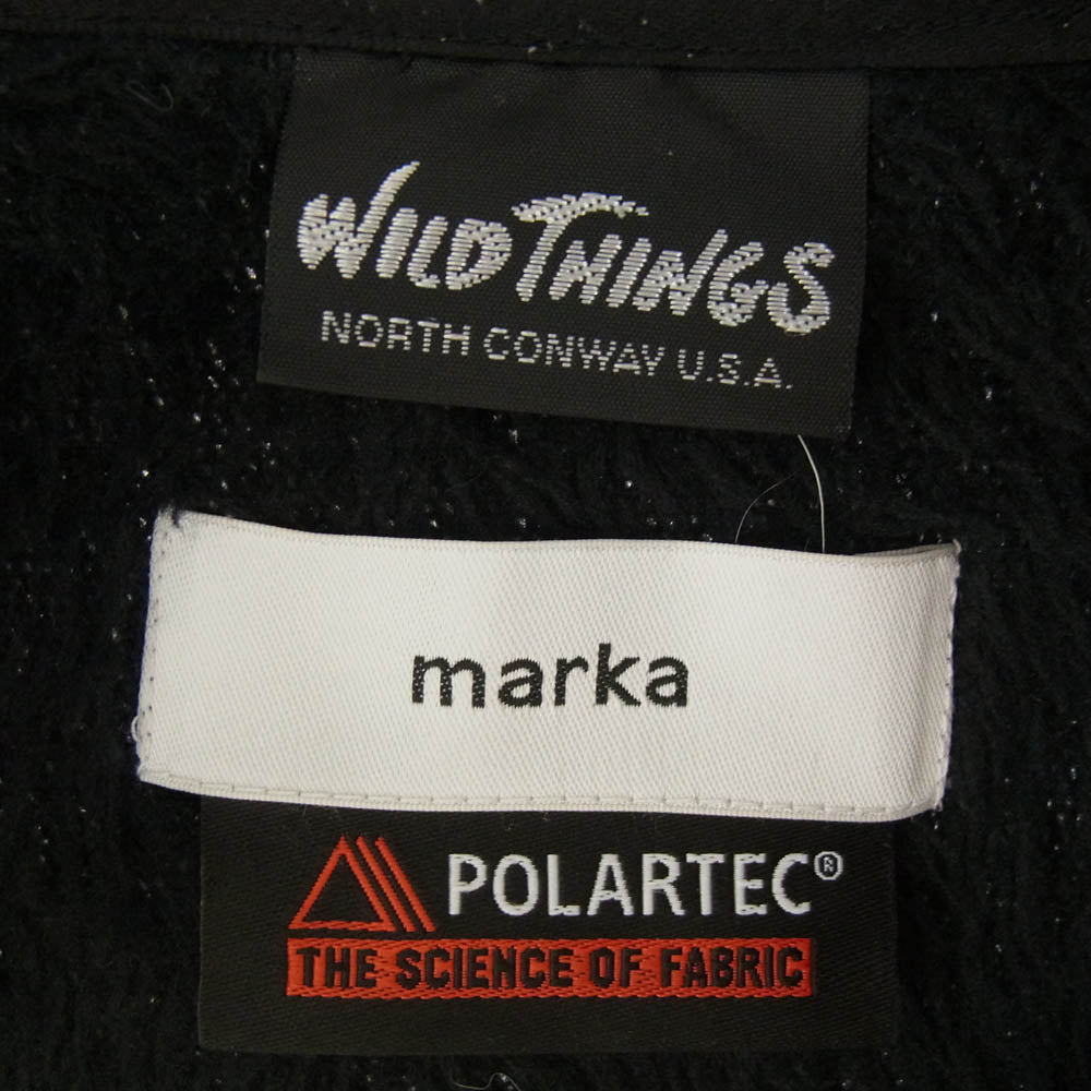 marka マーカ C-22CS01 WILDTHINGS ECWCS LEVEL3 MINIMALIZED polartec high loft fleece ポーラテック ハイロフト フリース ミニマライズド ジャケット ブラック系 3【中古】