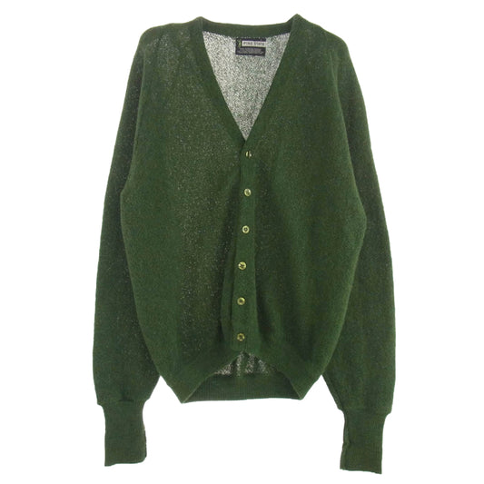 パインステイト ヴィンテージ 70s MintCondition Alpaca Cardigan アルパカ カーディガン グリーン系 L【中古】