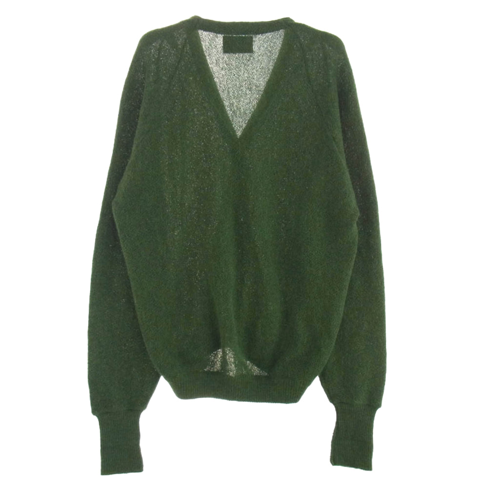 パインステイト ヴィンテージ 70s MintCondition Alpaca Cardigan アルパカ カーディガン グリーン系 L【中古】