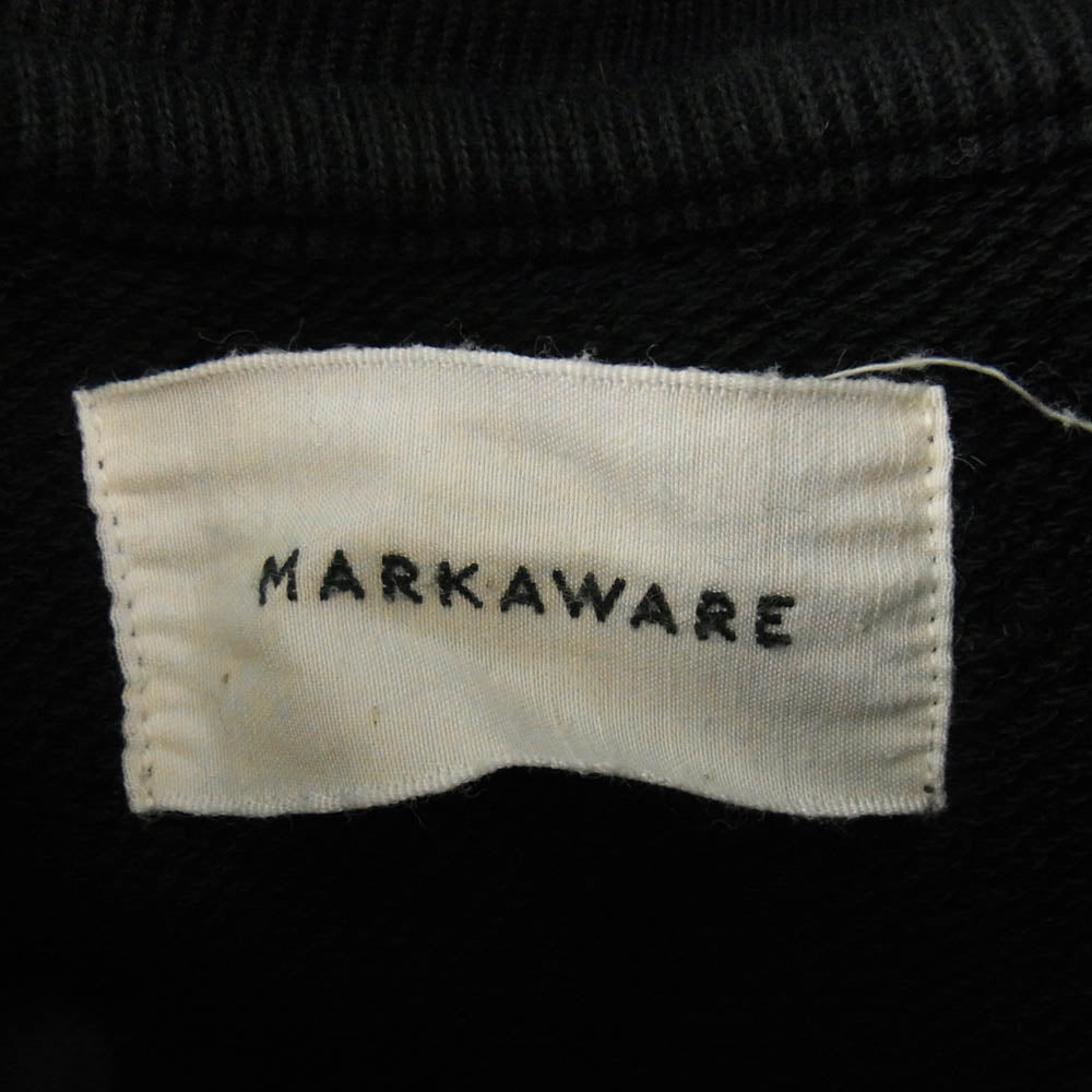 markaware マーカウェア 24SS A24A-03CS02C ORGANIC COTTON HEAVY FLEECE HUGE SWEAT SHORT オーガニック コットン ヘビー ヒュージ スウェット ブラック系 1【中古】