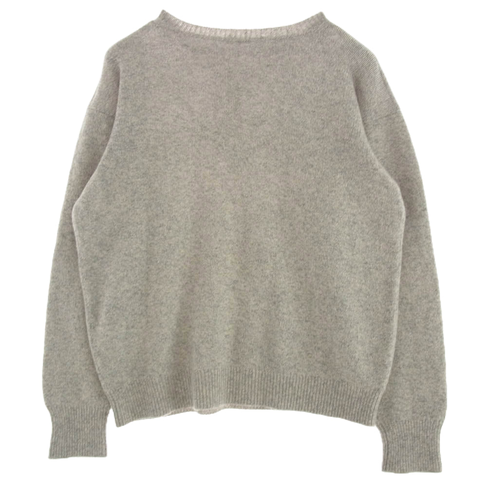 COMOLI コモリ 21AW U03-06007 ラムズ ウール ガンジーネック ニット グレー系 F【中古】