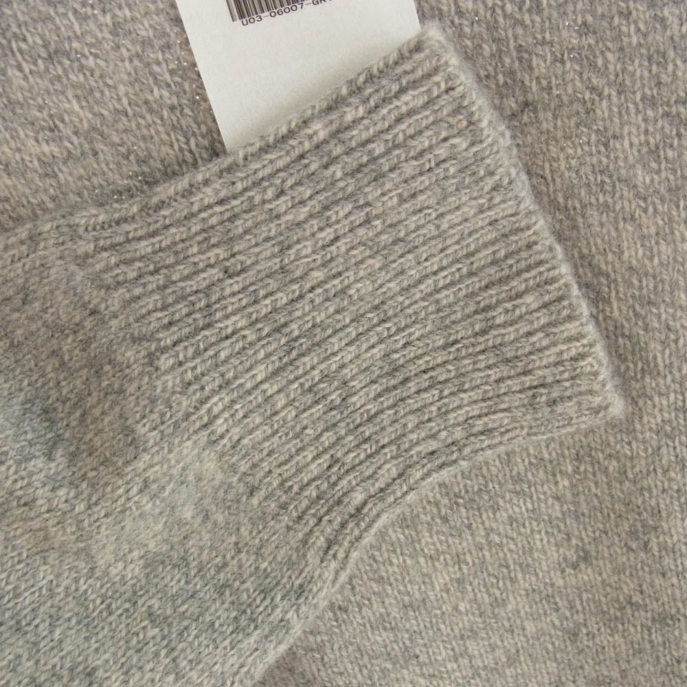 COMOLI コモリ 21AW U03-06007 ラムズ ウール ガンジーネック ニット グレー系 F【中古】