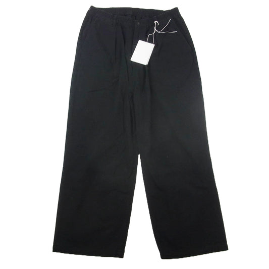 ANCELLM アンセルム 25SS ANC-PT60 C/S TUCK EASY SLACKS タック イージー スラックス パンツ ブラック系 2【中古】