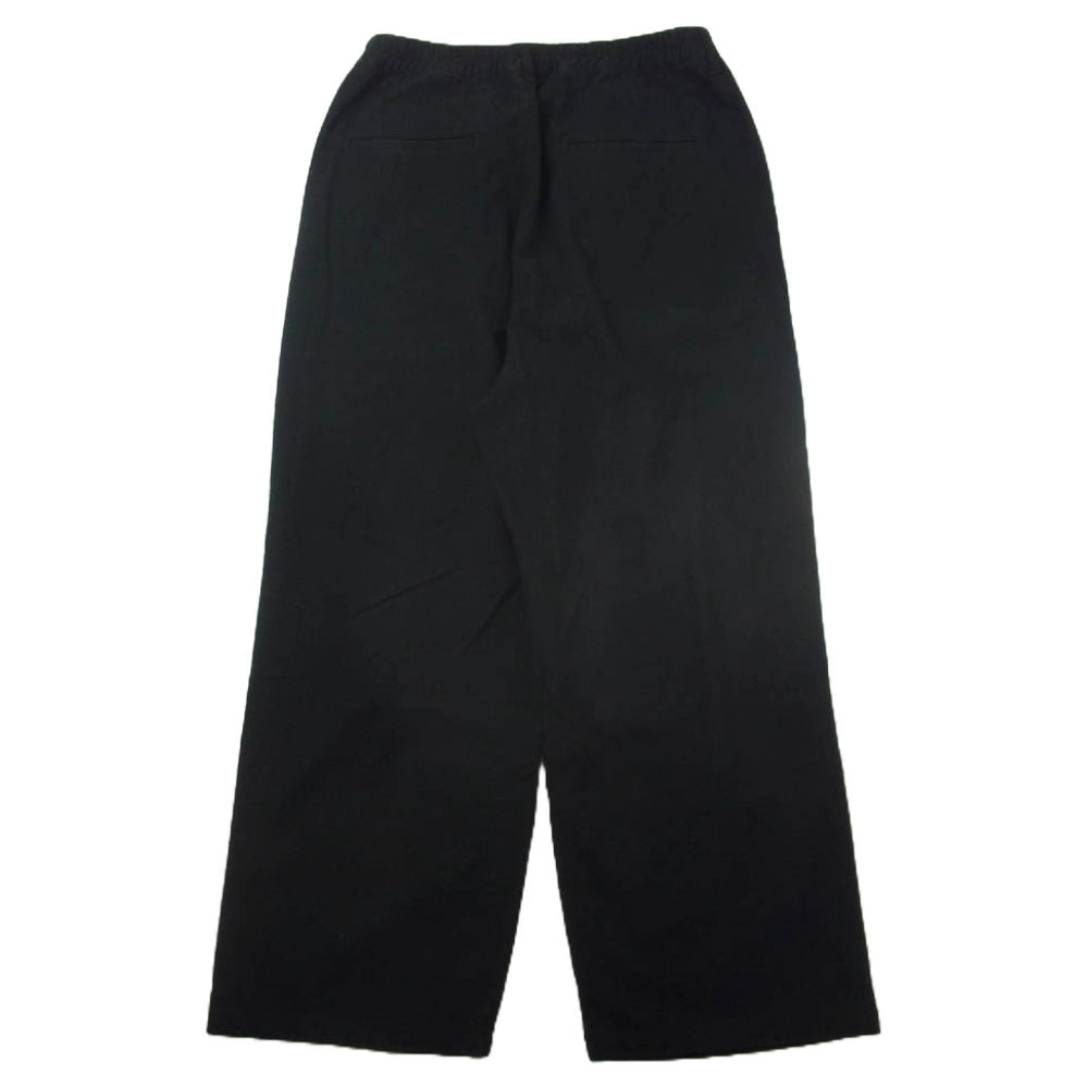ANCELLM アンセルム 25SS ANC-PT60 C/S TUCK EASY SLACKS タック イージー スラックス パンツ ブラック系 2【中古】