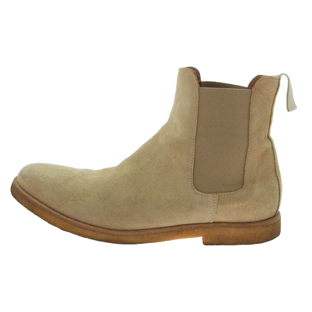 COMMON PROJECTS コモンプロジェクツ 1897 Chelsea Boot サイドゴア スエード チェルシー ブーツ ベージュ系 41【中古】