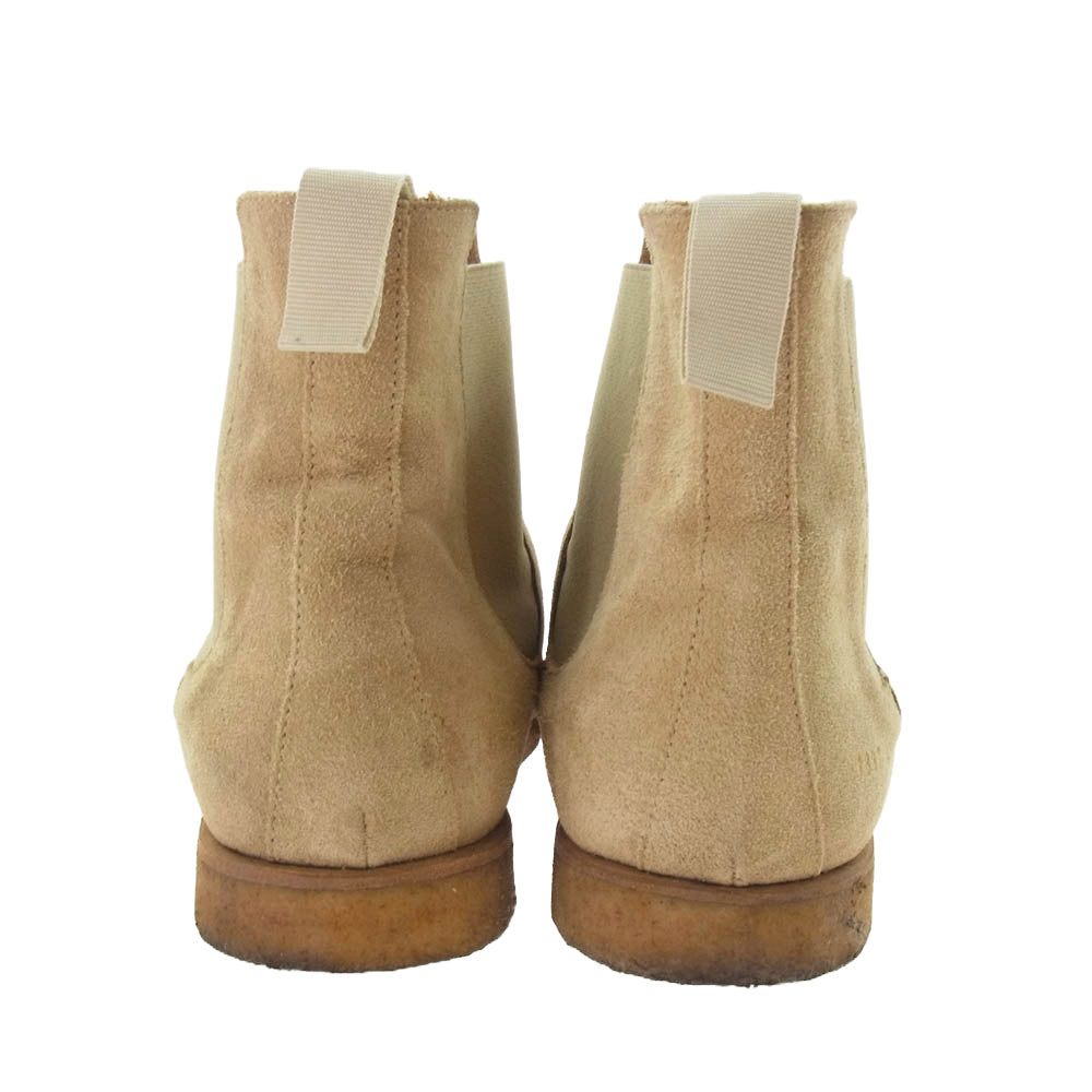 COMMON PROJECTS コモンプロジェクツ 1897 Chelsea Boot サイドゴア スエード チェルシー ブーツ ベージュ系 41【中古】