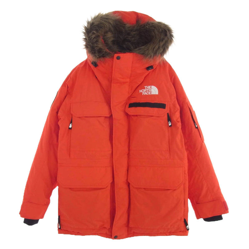 THE NORTH FACE ノースフェイス ND91920 SOUTHERN CROSS PARKA サザンクロス パーカ ファー ダウン ジャケット オレンジ系 M【中古】