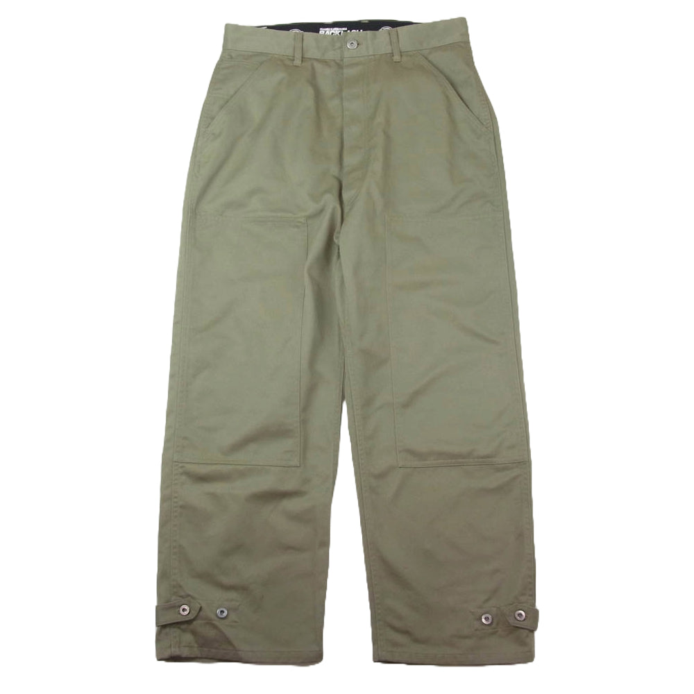 ISAMUKATAYAMA BACKLASH イサムカタヤマバックラッシュ D2001-01 Dickies ディッキーズ TCツイル ダブルニー パンツ ベージュ系 M【中古】