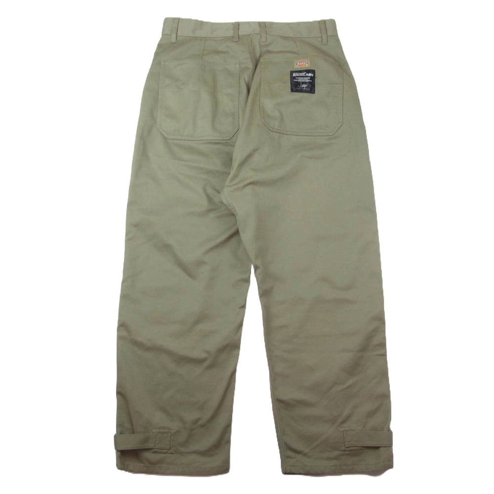 ISAMUKATAYAMA BACKLASH イサムカタヤマバックラッシュ D2001-01 Dickies ディッキーズ TCツイル ダブルニー パンツ ベージュ系 M【中古】