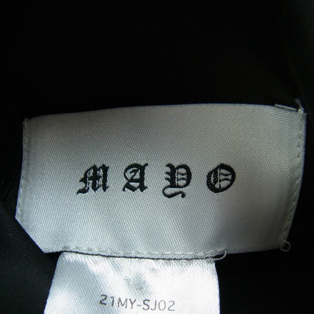 メイヨー 21MY-SJ02 Arm embroidery reversible souvenir JKT Blue 袖 刺繍 リバーシブル ジャケット ブルー マルチカラー系 ブラック系 L【中古】
