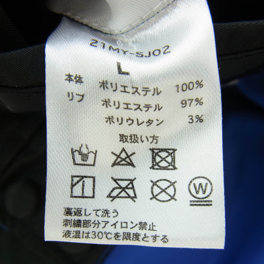メイヨー 21MY-SJ02 Arm embroidery reversible souvenir JKT Blue 袖 刺繍 リバーシブル ジャケット ブルー マルチカラー系 ブラック系 L【中古】