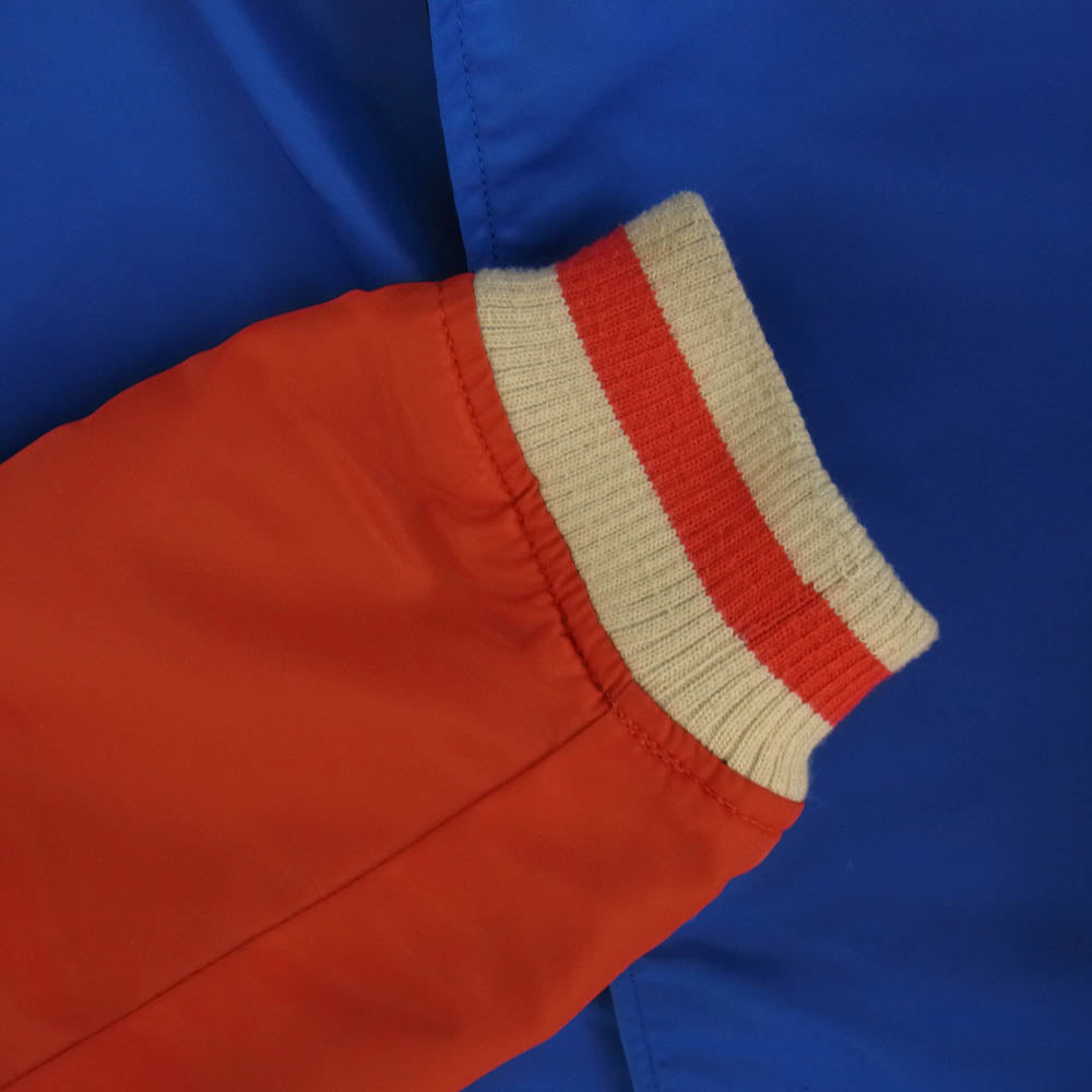 メイヨー 21MY-SJ02 Arm embroidery reversible souvenir JKT Blue 袖 刺繍 リバーシブル ジャケット ブルー マルチカラー系 ブラック系 L【中古】