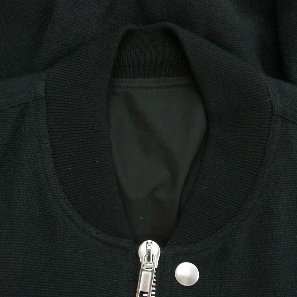 Rick Owens リックオウエンス 17AW RU17F8791-WP FLIGHT BOMBER JACKET フライト ボンバー ジャケット MA-1 ブルゾン ブラック系 48【中古】