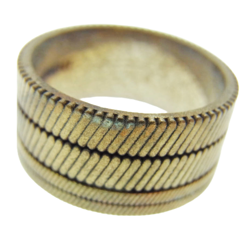 SAINT LAURENT サンローラン TANDEM RING タンデム リング ゴールド系 12号【中古】