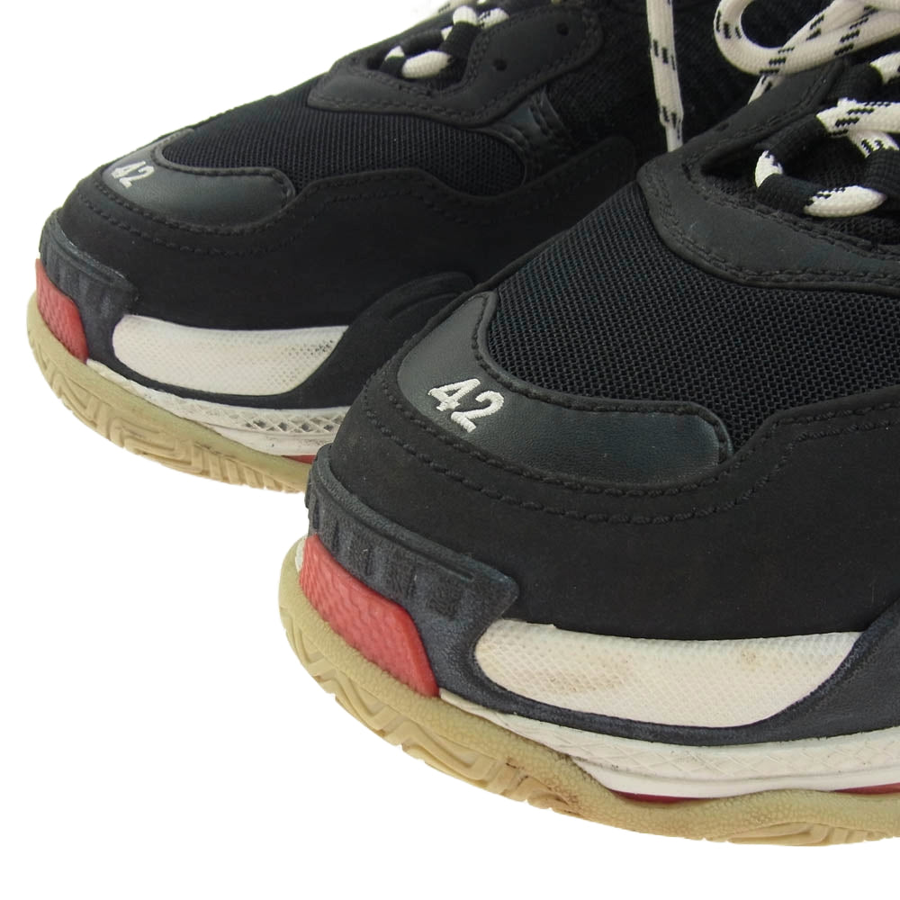 BALENCIAGA バレンシアガ 533882 TRIPLE S SNEAKER トリプルエス スニーカー ブラック系 27.5cm【中古】