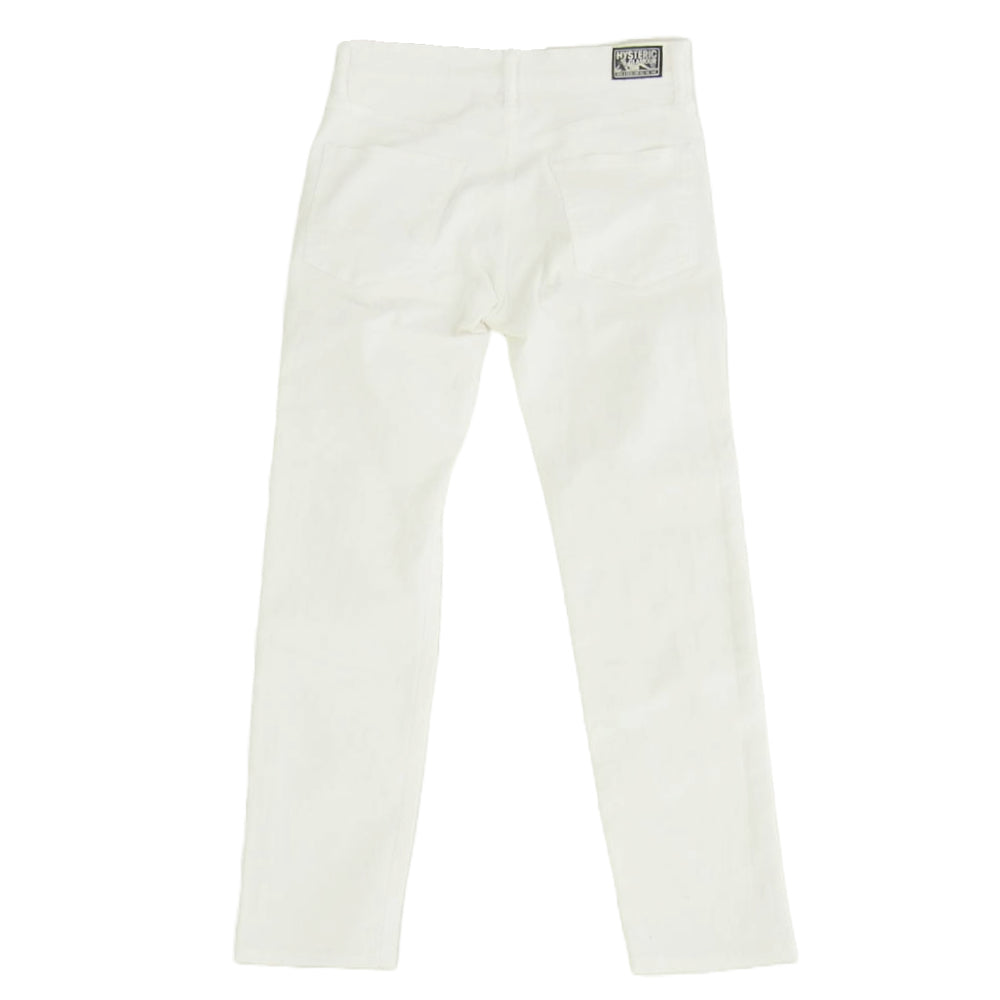 HYSTERIC GLAMOUR ヒステリックグラマー 0262AP10 Sツイル スリム ストレッチ デニム パンツ ホワイト ホワイト系 30【中古】