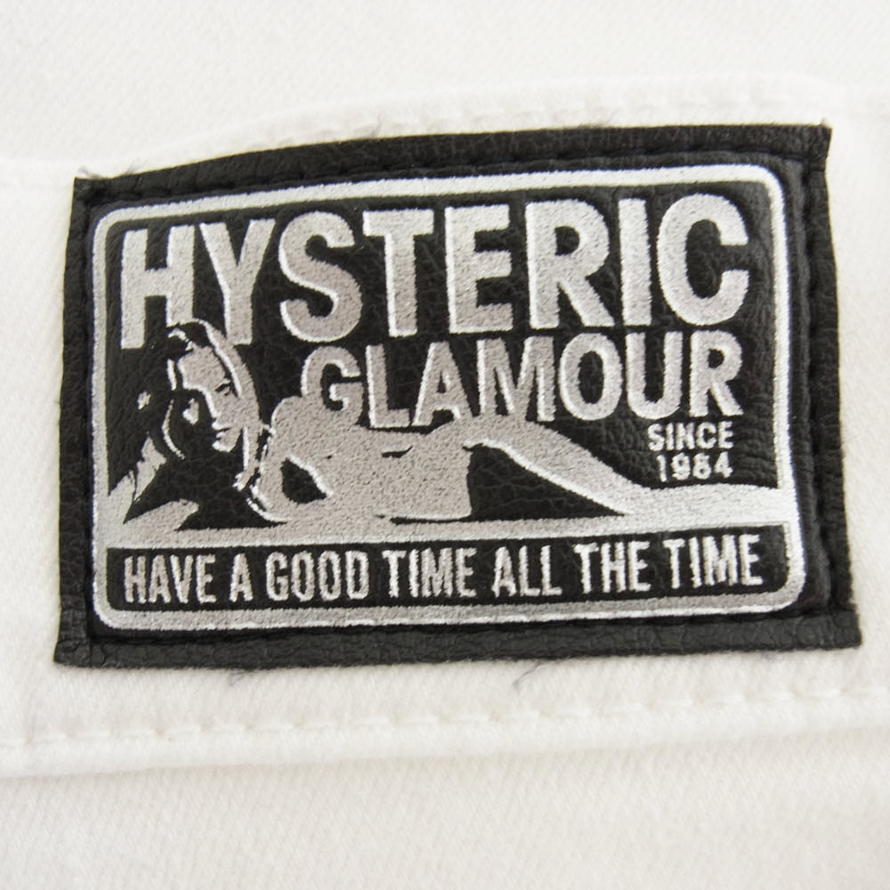 HYSTERIC GLAMOUR ヒステリックグラマー 0262AP10 Sツイル スリム ストレッチ デニム パンツ ホワイト ホワイト系 30【中古】