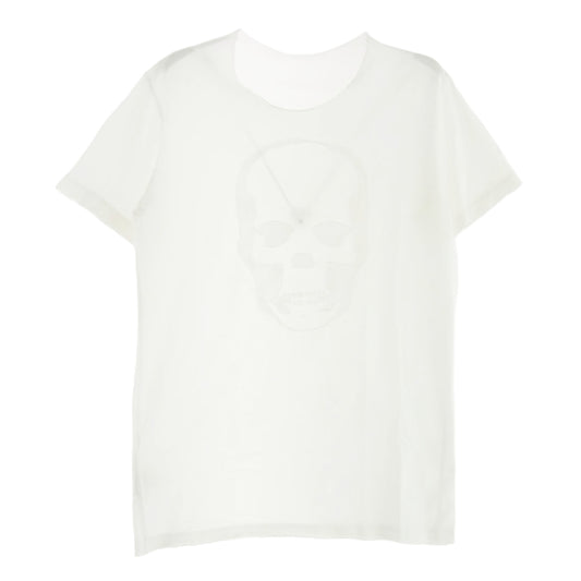 Lucien Pellat-Finet ルシアンペラフィネ スカルデザイン Ｔシャツ 半袖カットソー ホワイト系 S【中古】