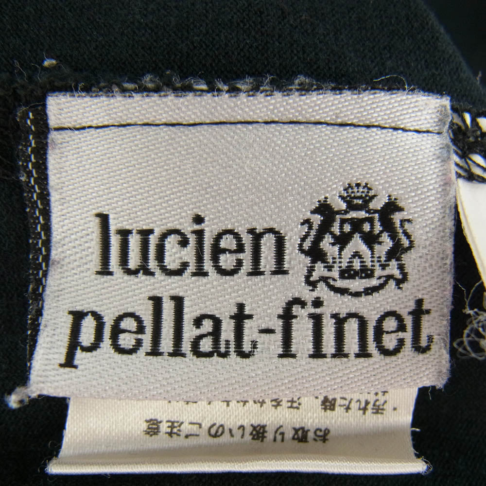 Lucien Pellat-Finet ルシアンペラフィネ バック スカルプリント Ｔシャツ 半袖カットソー ブラック系 S【中古】