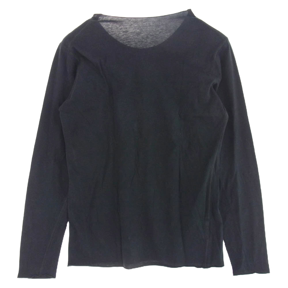 Lucien Pellat-Finet ルシアンペラフィネ スカルプリント ライトストーン ロングスリーブ カットソー 長袖 ブラック系 S【中古】