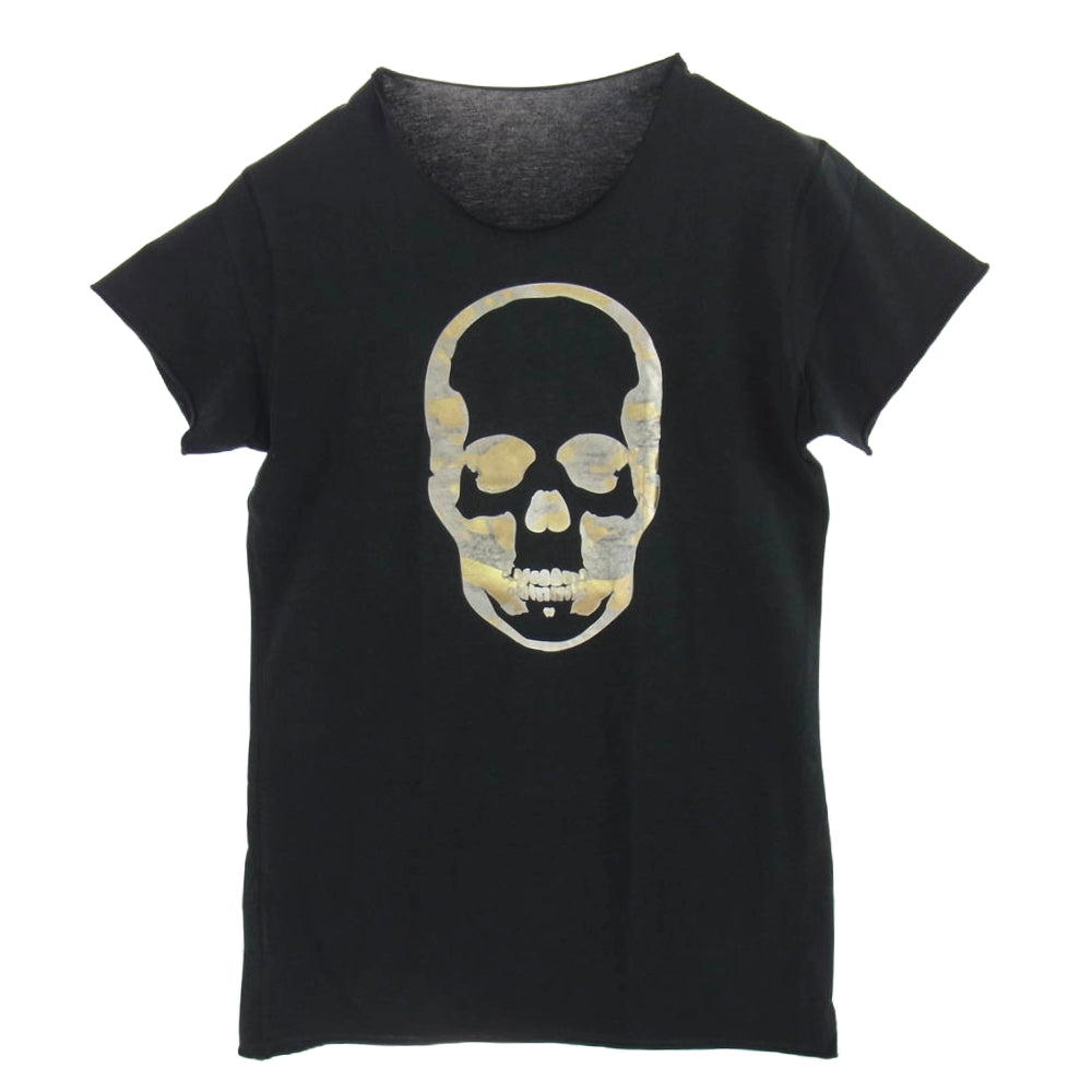 Lucien Pellat-Finet ルシアンペラフィネ スカルプリント Ｔシャツ 半袖カットソー ブラック系 S【中古】