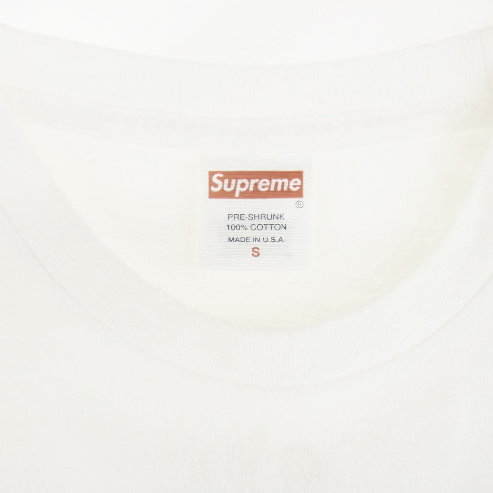 Supreme シュプリーム 22AW Duck Down Music Dah Shinin Tee ダックダウンミュージック プリント Ｔシャツ 半袖カットソー ホワイト系 S【中古】