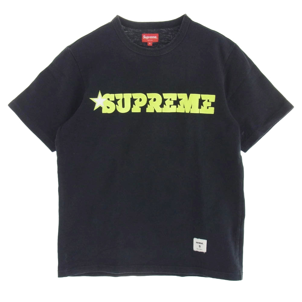 Supreme シュプリーム 20SS Star Logo S/S Top スターロゴ Ｔシャツ 半袖カットソー ブラック系 S【中古】