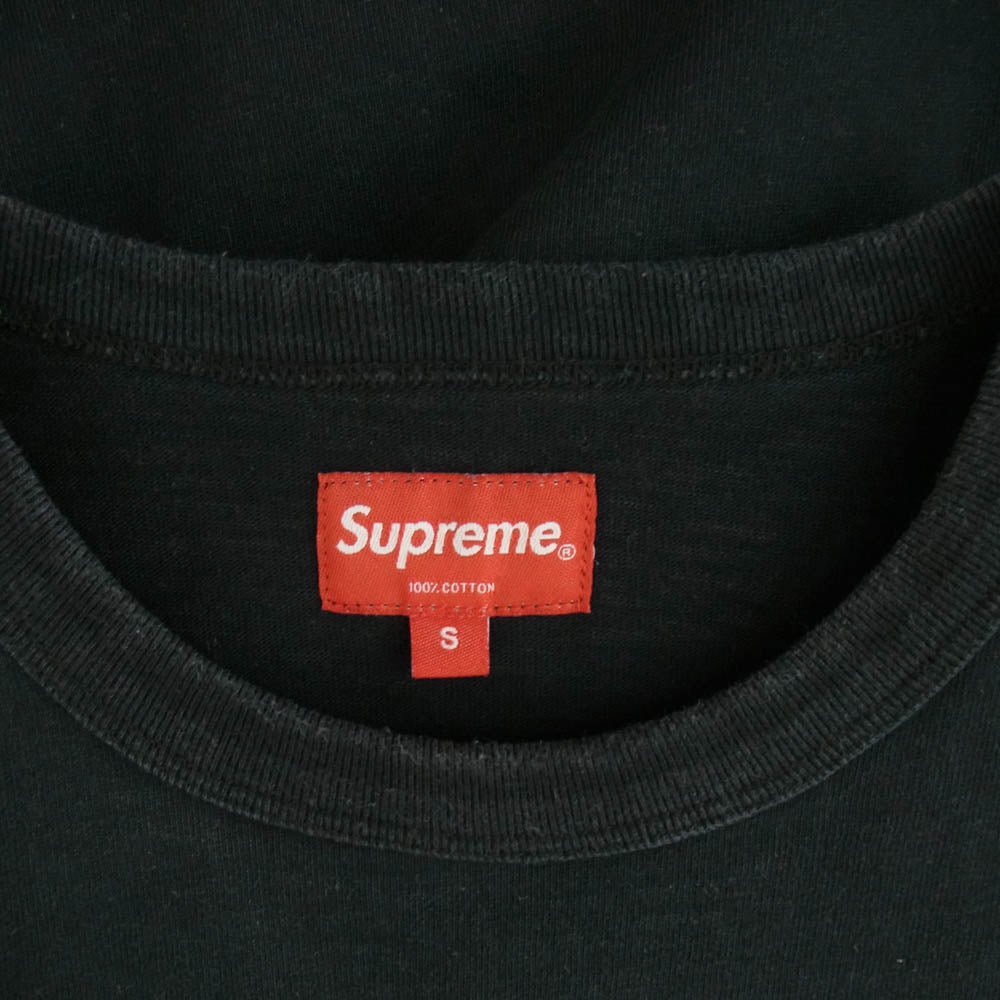 Supreme シュプリーム 20SS Star Logo S/S Top スターロゴ Ｔシャツ 半袖カットソー ブラック系 S【中古】