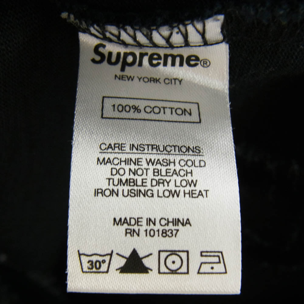 Supreme シュプリーム 20SS Star Logo S/S Top スターロゴ Ｔシャツ 半袖カットソー ブラック系 S【中古】