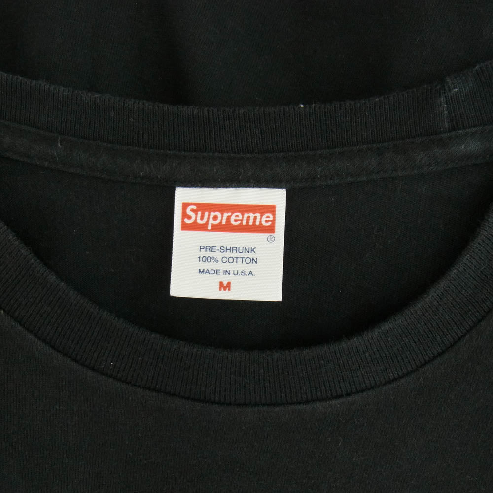 Supreme シュプリーム 22AW Training Crawl Tee トレーニング クロール Ｔシャツ 半袖カットソー ブラック系 M【中古】