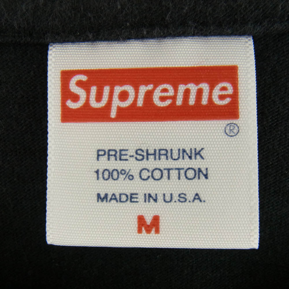 Supreme シュプリーム 22AW Training Crawl Tee トレーニング クロール Ｔシャツ 半袖カットソー ブラック系 M【中古】