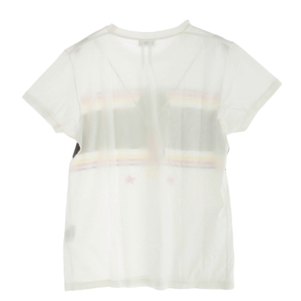 SAINT LAURENT サンローラン 17SS 454150 YB1DF ダイナソー プリント Ｔシャツ 半袖カットソー ホワイト系 XS【中古】