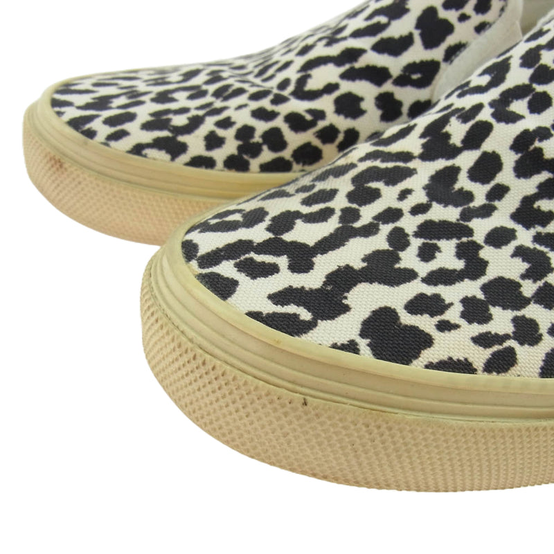 ◆美品◆ Saint Laurent レオパード 総柄 スリッポン スニーカー SAINT LAURENT サンローラン 340259 レオパード柄 スリッポン