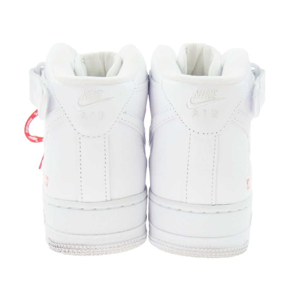 Supreme シュプリーム FZ8784-100 × NIKE AIR FORCE 1 MID エアフォース1 ミッド スニーカー ホワイト系 26cm【中古】