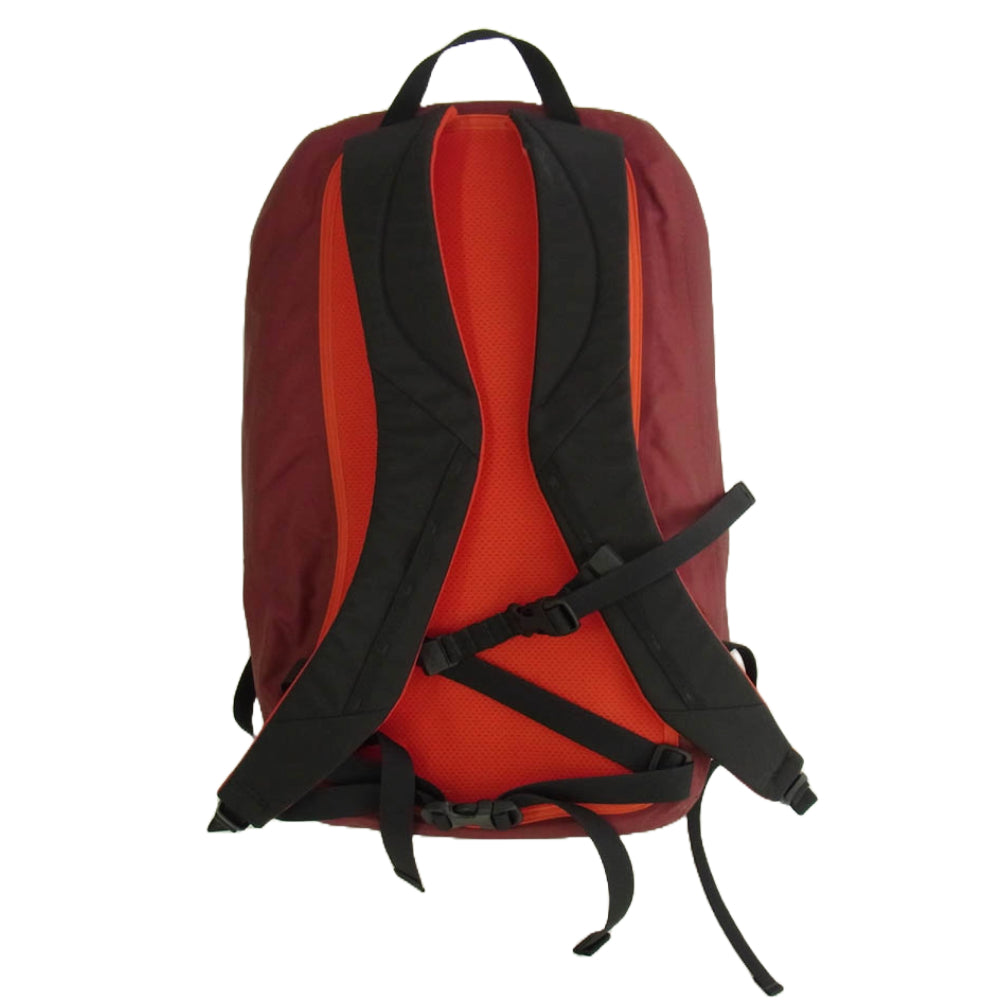 ARC'TERYX アークテリクス 14467 ASTRI 19 バック パック リュックサック ロゴ プリント ワインレッド系 レッド系【中古】