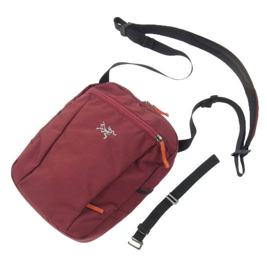 ARC'TERYX アークテリクス 17173 Slingblade 4 Shoulder Bag ショルダー バッグ ロゴ 刺繍 ワインレッド系【中古】