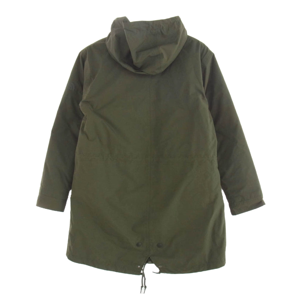 THE NORTH FACE ノースフェイス NPW61939 Fishtail Triclimate Coat フィッシュテール トリクライメイト コート カーキ系 M【中古】