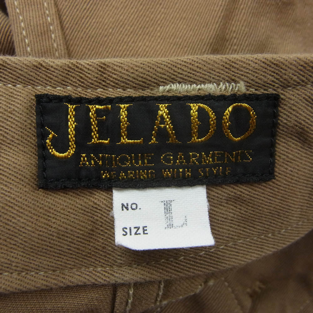 JELADO ジェラード AG94341A 41 Khaki Lastresort Chino Cloth チノ トラウザーズ パンツ カーキ系 L【新古品】【未使用】【中古】