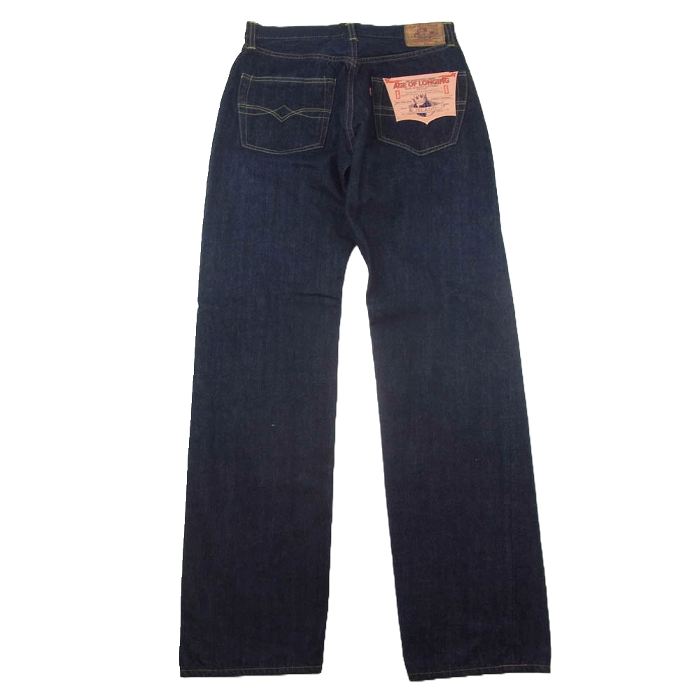 JELADO ジェラード JP94301E Age of Longing Black tag 301EXX Denim Pants 加工 黒タグ デニム パンツ インディゴブルー系 31【新古品】【未使用】【中古】