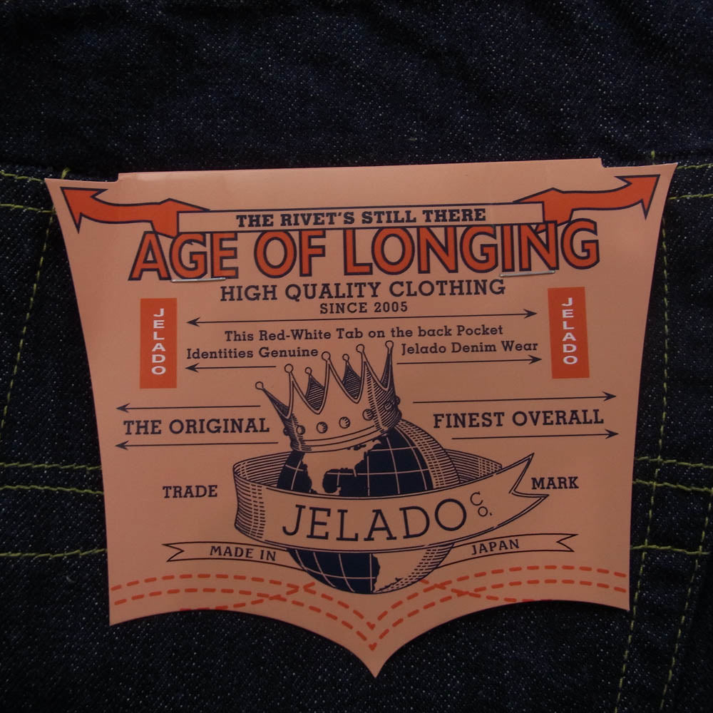 JELADO ジェラード JP94301E Age of Longing Black tag 301EXX Denim Pants 加工 黒タグ デニム パンツ インディゴブルー系 31【新古品】【未使用】【中古】