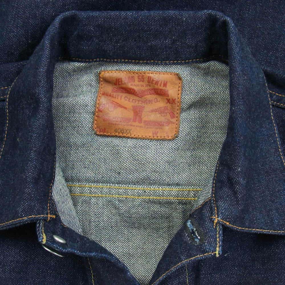JELADO ジェラード JP94406 55 Denim Jacket 406XX 加工 デニム ジャケット インディゴブルー系 M【新古品】【未使用】【中古】