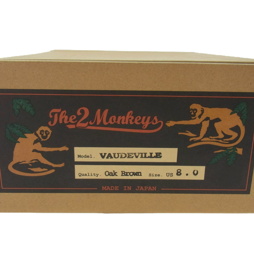 JELADO ジェラード the 2 monkeys ザ トゥーモンキーズ vaudeville ヴォードビル ワーク ブーツ oak brown オーク ブラウン ブラウン系 US8【新古品】【未使用】【中古】