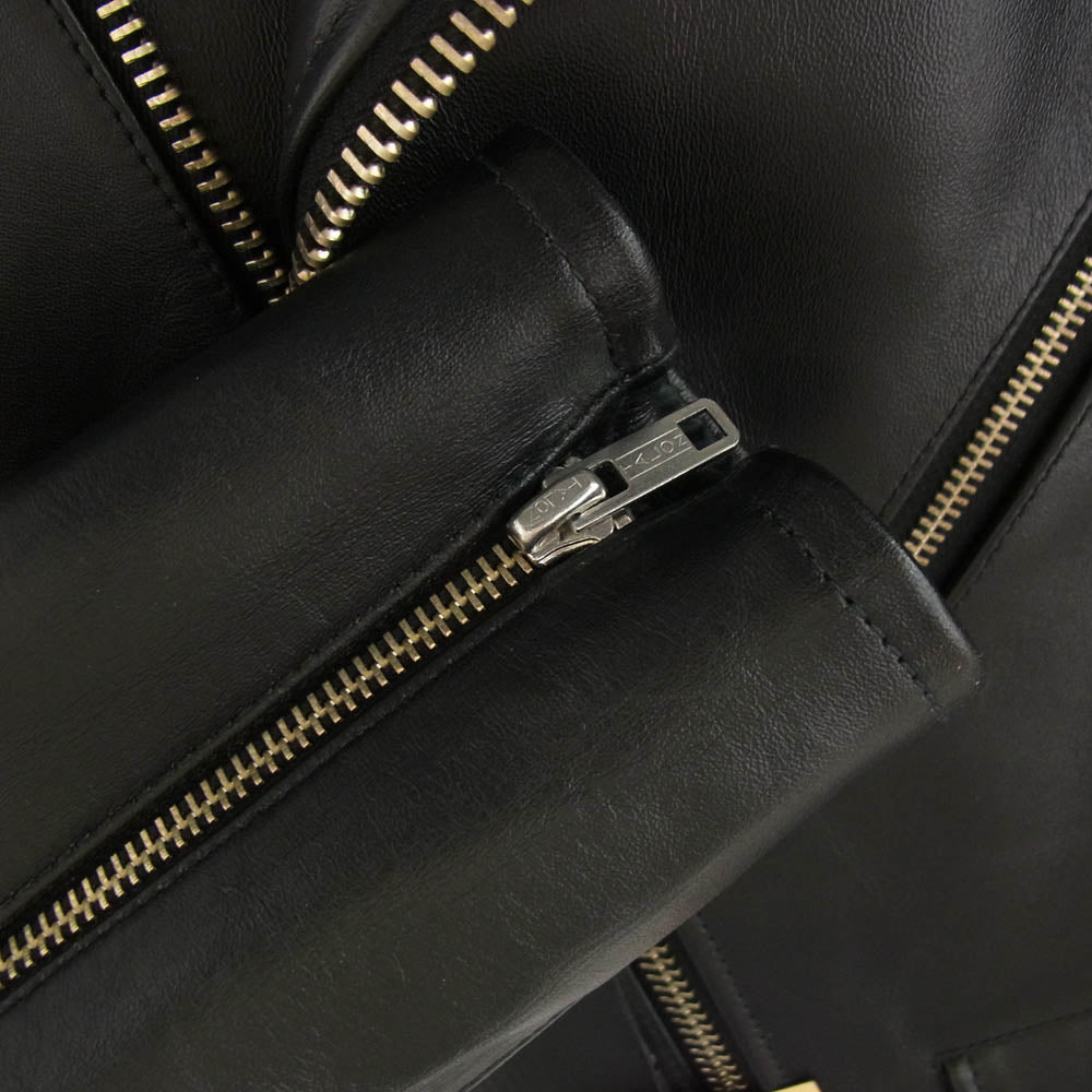 JELADO ジェラード SG71428 Rebel Jacket Horse Hide Semi Aniline Finish Black 茶芯 ホースハイド ダブル ライダース ジャケット ブラック系 M【新古品】【未使用】【中古】