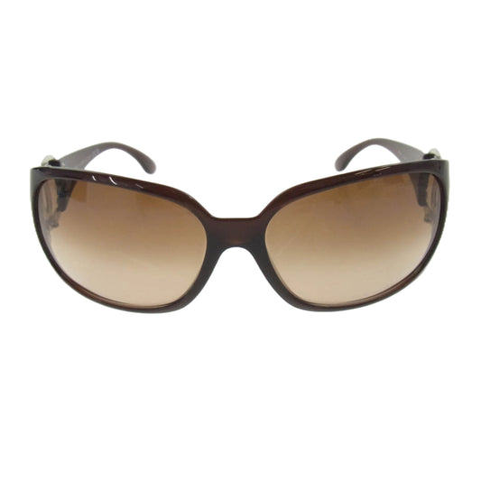 CHANEL シャネル 6014 ココマーク デザイン サングラス アイウェア ブラウン系【中古】