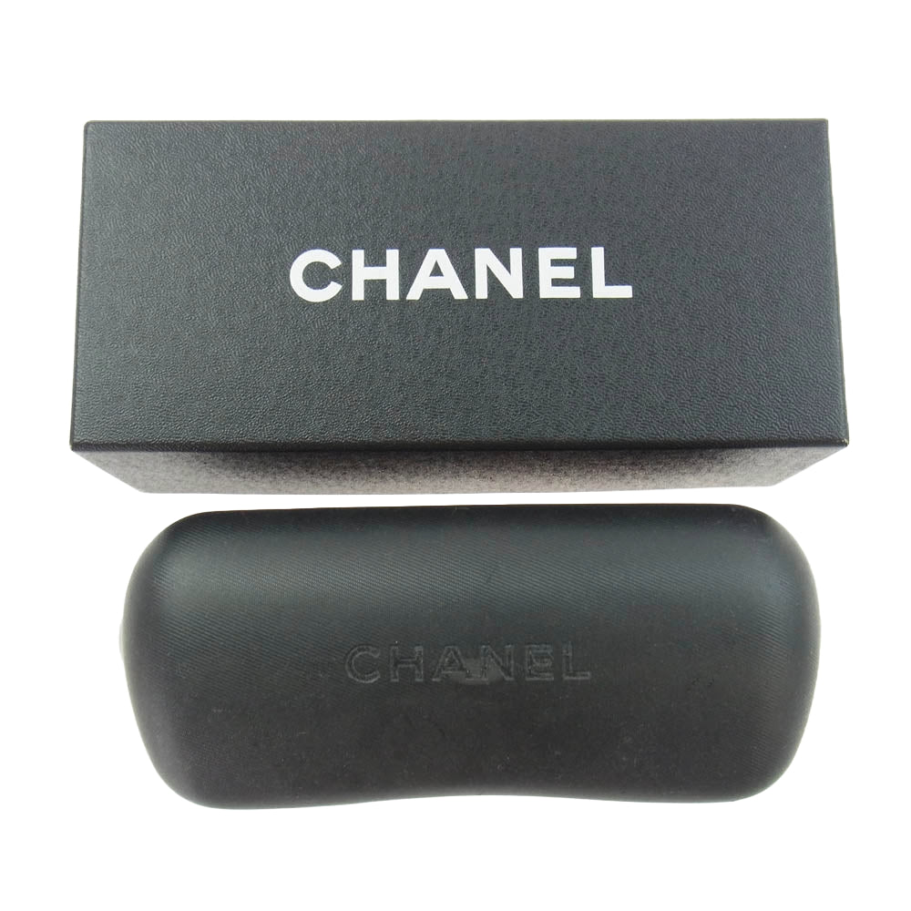 CHANEL シャネル 6014 ココマーク デザイン サングラス アイウェア ブラウン系【中古】