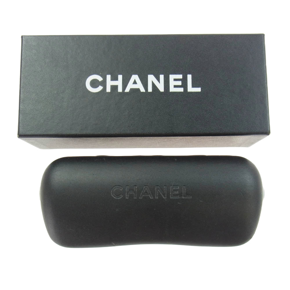 CHANEL シャネル 4110-B ライトストーン サングラス アイウェア ゴールド系【中古】