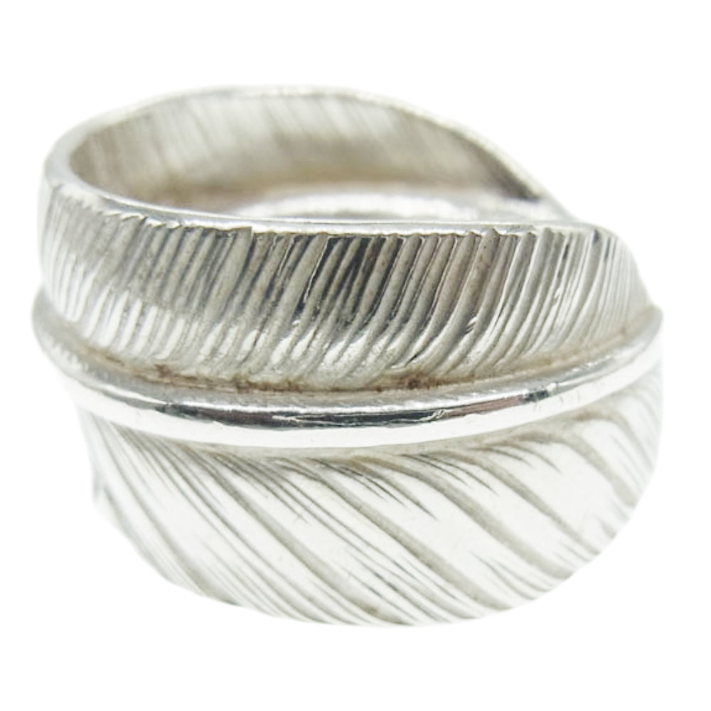WINGROCK ウィングロック FEATHER RING プレーン フェザー リング シルバー系 15.5号【中古】