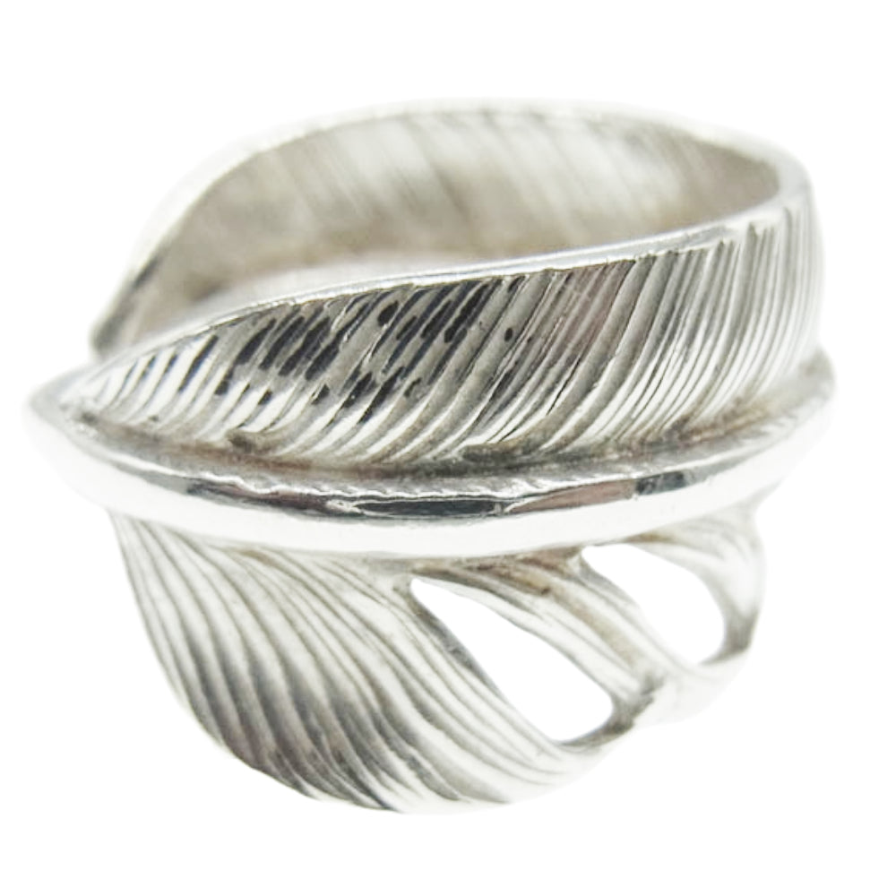 WINGROCK ウィングロック FEATHER RING プレーン フェザー リング シルバー系 15.5号【中古】