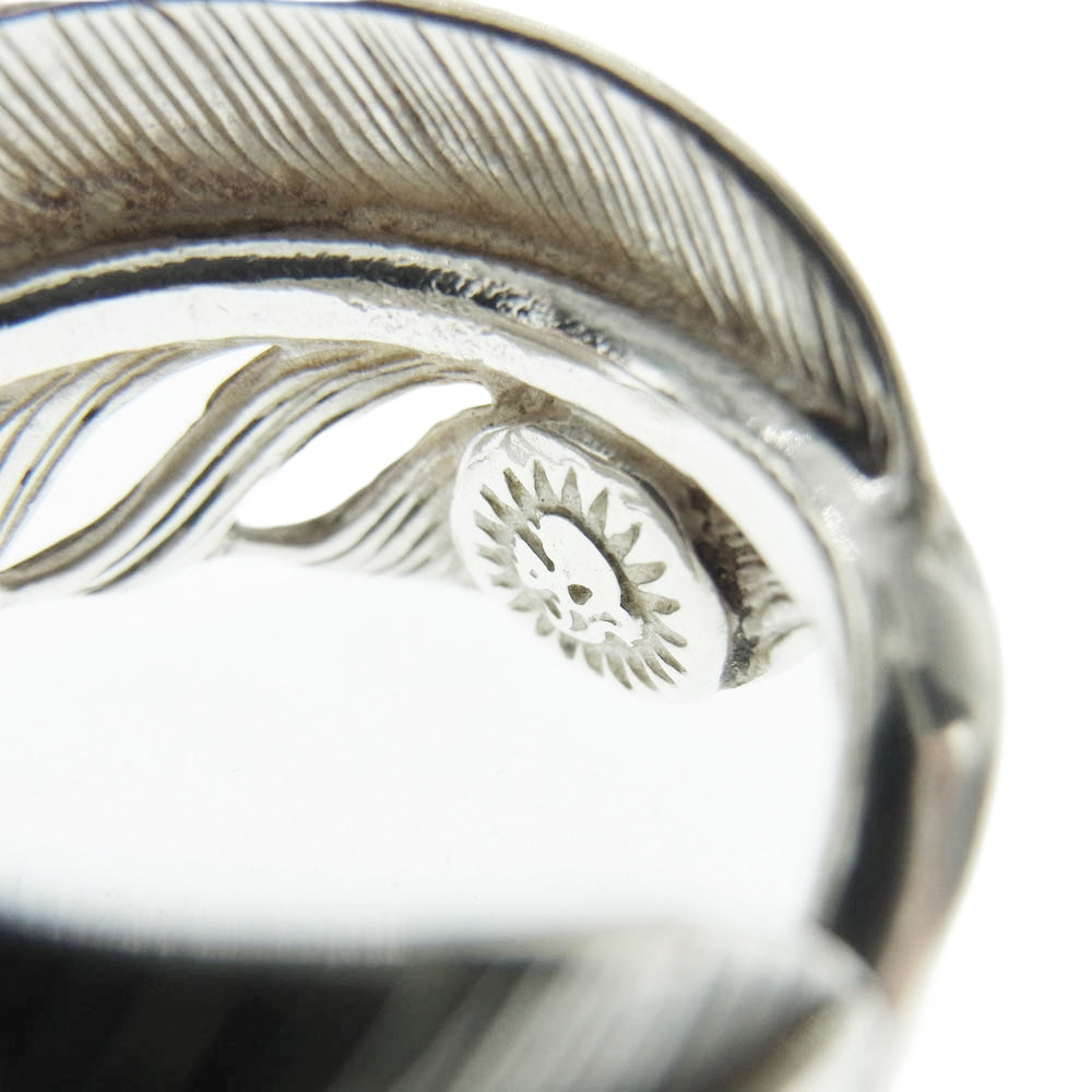 WINGROCK ウィングロック FEATHER RING プレーン フェザー リング シルバー系 15.5号【中古】