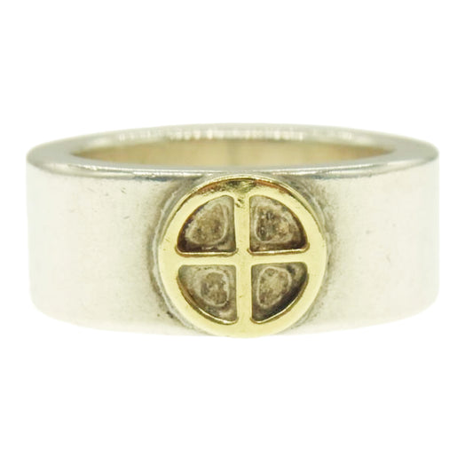 WINGROCK ウィングロック ゴールド メディスン ホイール 平打ち リング 17号【中古】